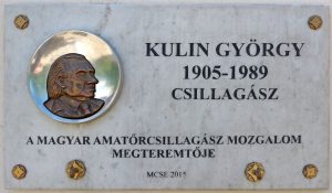 Kulin György plaque (Budapest-03 Laborc u 2c)